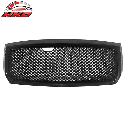 Wholesale 05-07 Dodge Dakota Mesh Style Front Bumper Hood Upper Grille Gloss Black