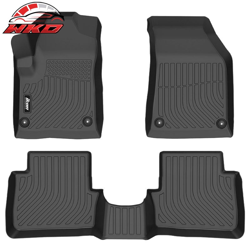 Fits 13-16 Dodge Dart TPE All Weather Waterproof 3D Floor Carpets + Trunk Mats