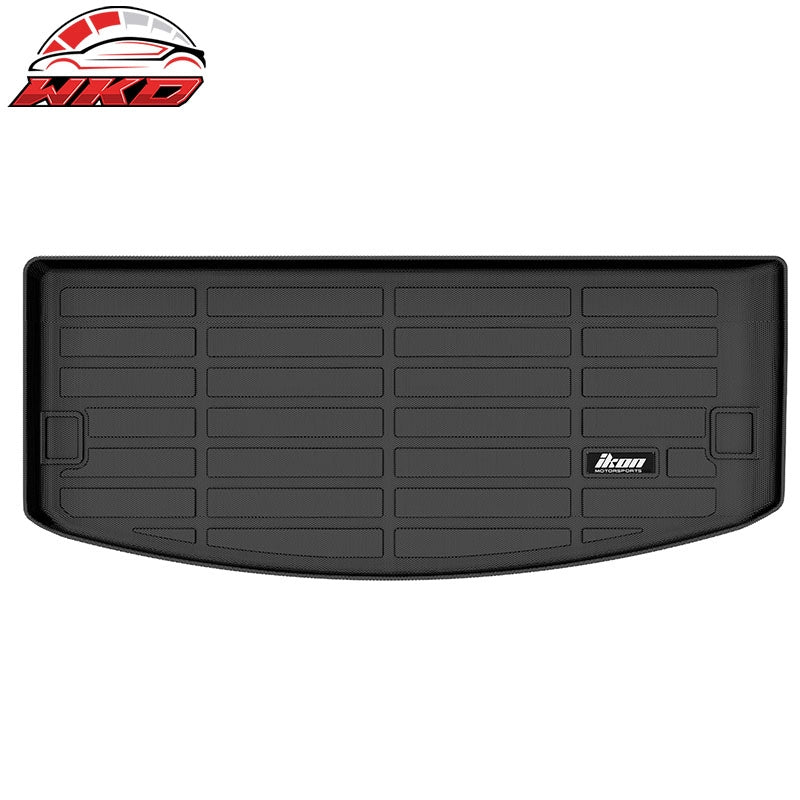 Fits 16-26 Dodge Durango Carbon Fiber Texture Cargo Cover + Backrest + Trunk Mat