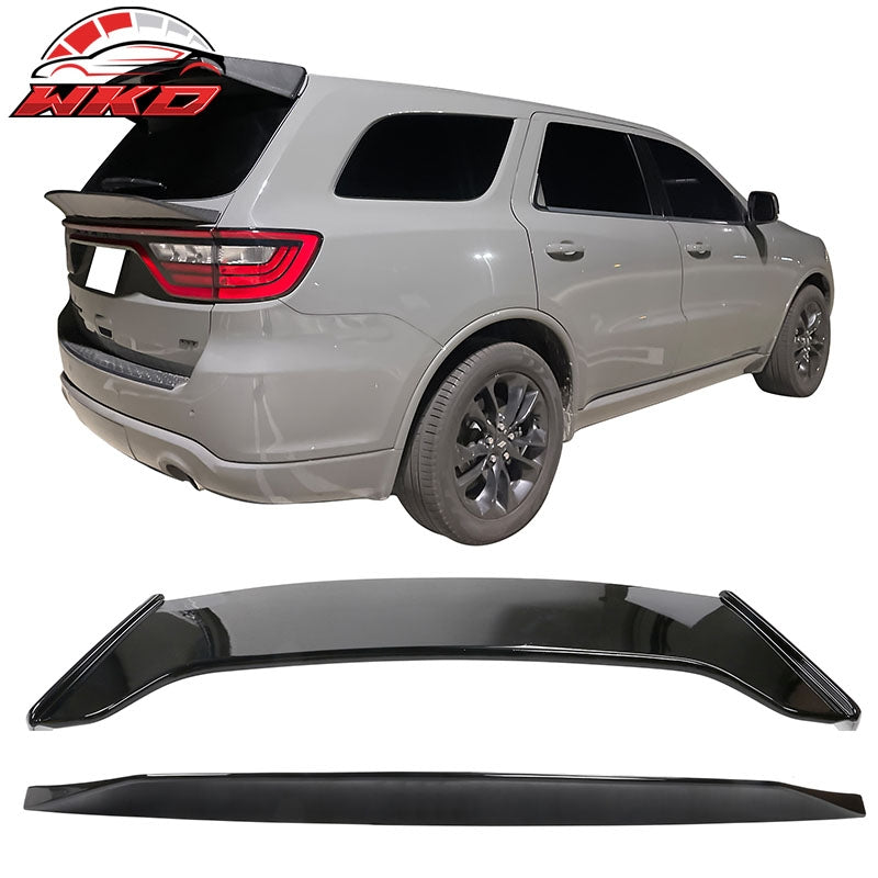 Wholesale 21-26 Dodge Durango Duckbill Style Trunk Lip + Roof Spoiler Gloss Black ABS