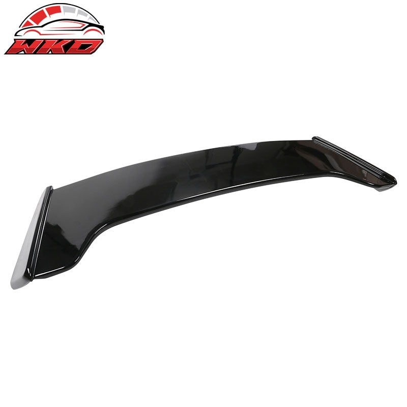 Fits 21-26 Dodge Durango Duckbill Style Trunk Lip + Roof Spoiler Gloss Black ABS