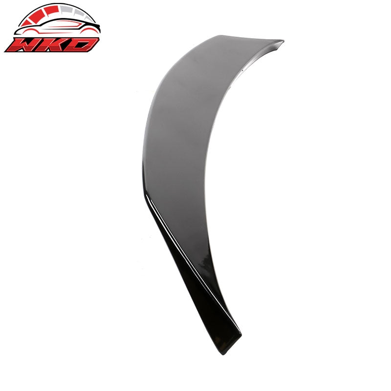 Fits 21-26 Dodge Durango Duckbill Style Trunk Lip + Roof Spoiler Gloss Black ABS