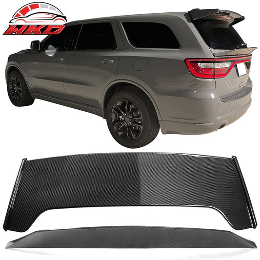 Wholesale 21-26 Dodge Durango Duckbill Trunk Lip + Roof Spoiler Carbon Fiber Print ABS