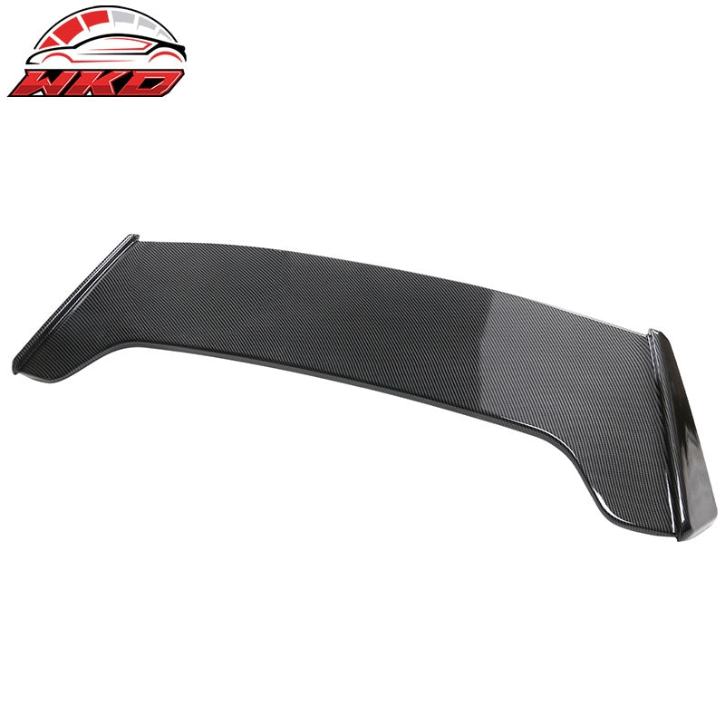 For 21-26 Dodge Durango Duckbill Trunk Lip + Roof Spoiler Carbon Fiber Print ABS