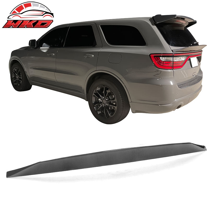 Wholesale For 14-26 Dodge Durango Duckbill Style Trunk Spoiler Lip Carbon Fiber Print ABS