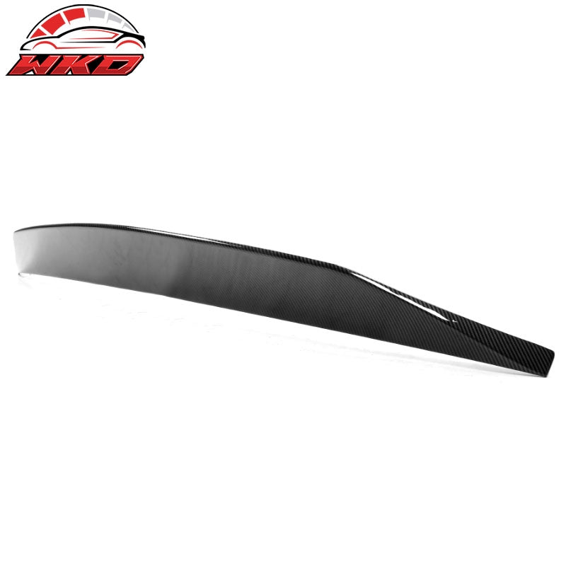 For 14-26 Dodge Durango Duckbill Style Trunk Spoiler Lip Carbon Fiber Print ABS