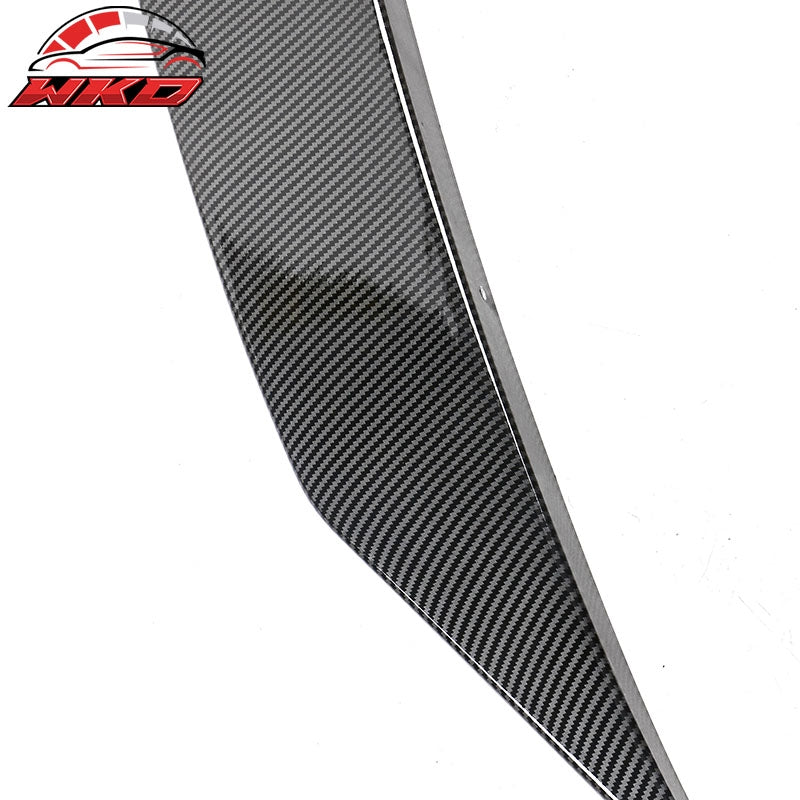 For 14-26 Dodge Durango Duckbill Style Trunk Spoiler Lip Carbon Fiber Print ABS