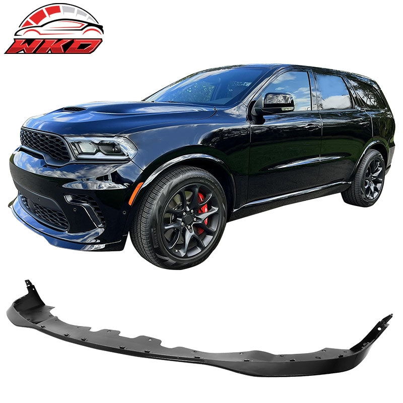 Wholesale 21-26 Dodge Durango Front Bumper Lip 21+ Hellcat Style Gloss Black Spoiler - Wikond Auto