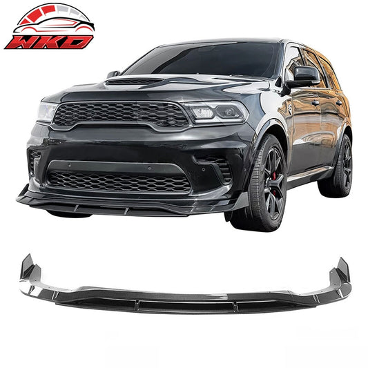 Wholesale 21-26 Dodge Durango Hellcat Front Bumper Lip Carbon Fiber Print Spoiler 4PC