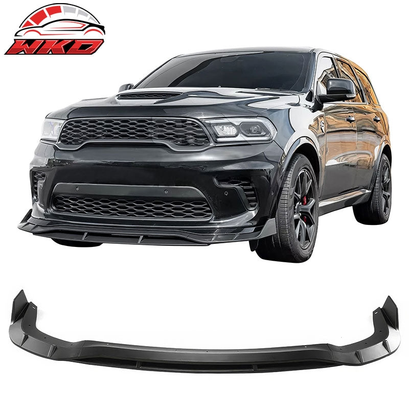Wholesale 21-26 Dodge Durango Hellcat Front Bumper Lip Matte Black Spoiler 4PC Valance