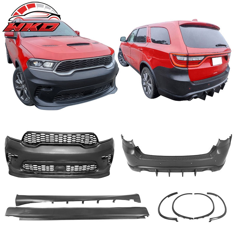 Wholesale 21-26 Dodge Durango Hellcat Style Front & Rear Bumper Cover W/V1 Diffuser