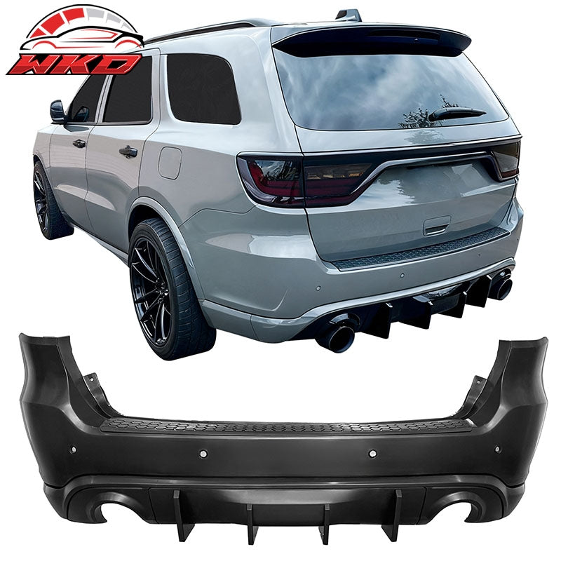 Wholesale 21-25 Dodge Durango Hellcat Rear Bumper Cover W/V2 Diffuser + Step Plate