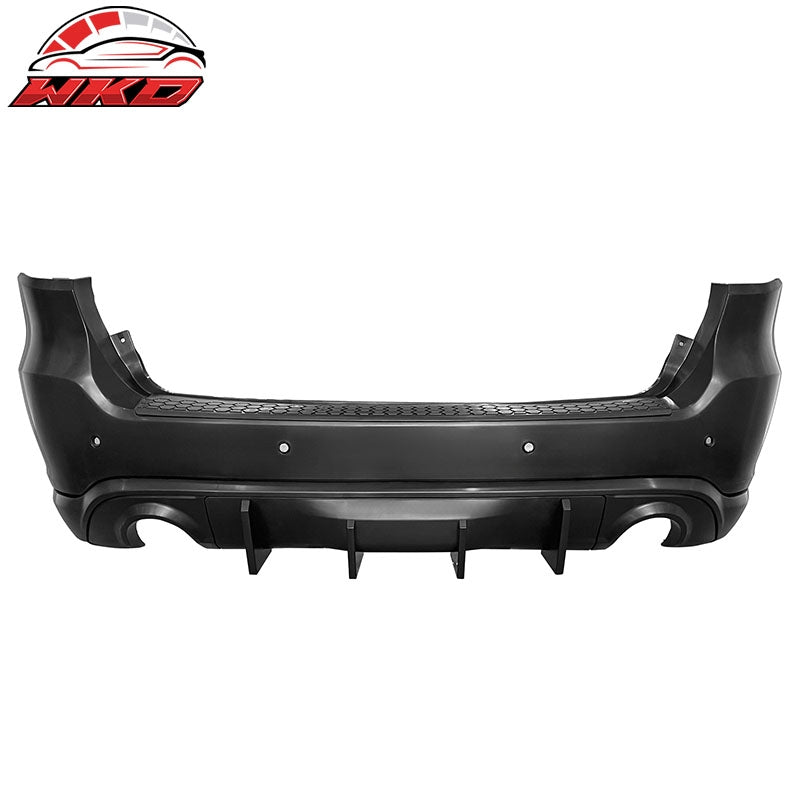 Fits 21-25 Dodge Durango Hellcat Rear Bumper Cover W/V2 Diffuser + Step Plate