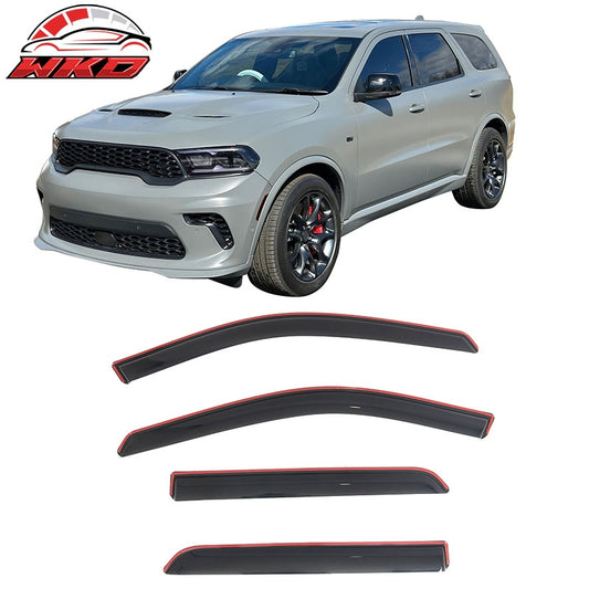 Wholesale 11-26 Dodge Durango In-Channel Window Visors Vent Rain Guards Deflectors - Wikond Auto