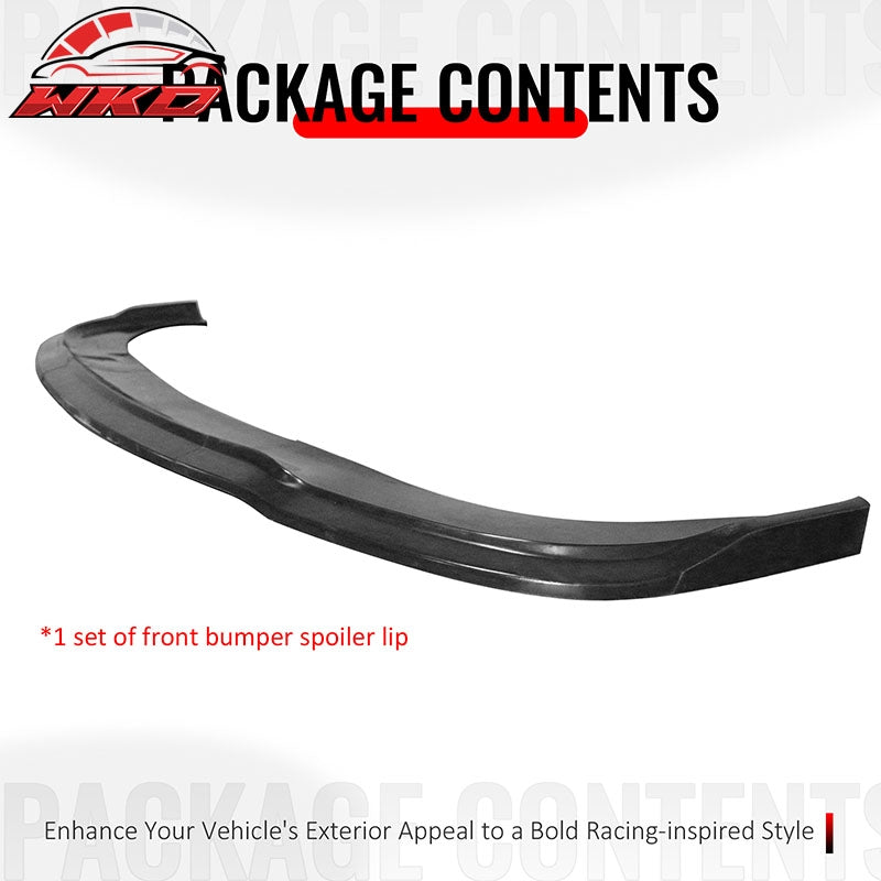 Wholesale For 11-20 Dodge Grand Caravan CK Style Front Bumper Lip Spoiler Unpainted PU 3PC - Wikond Auto