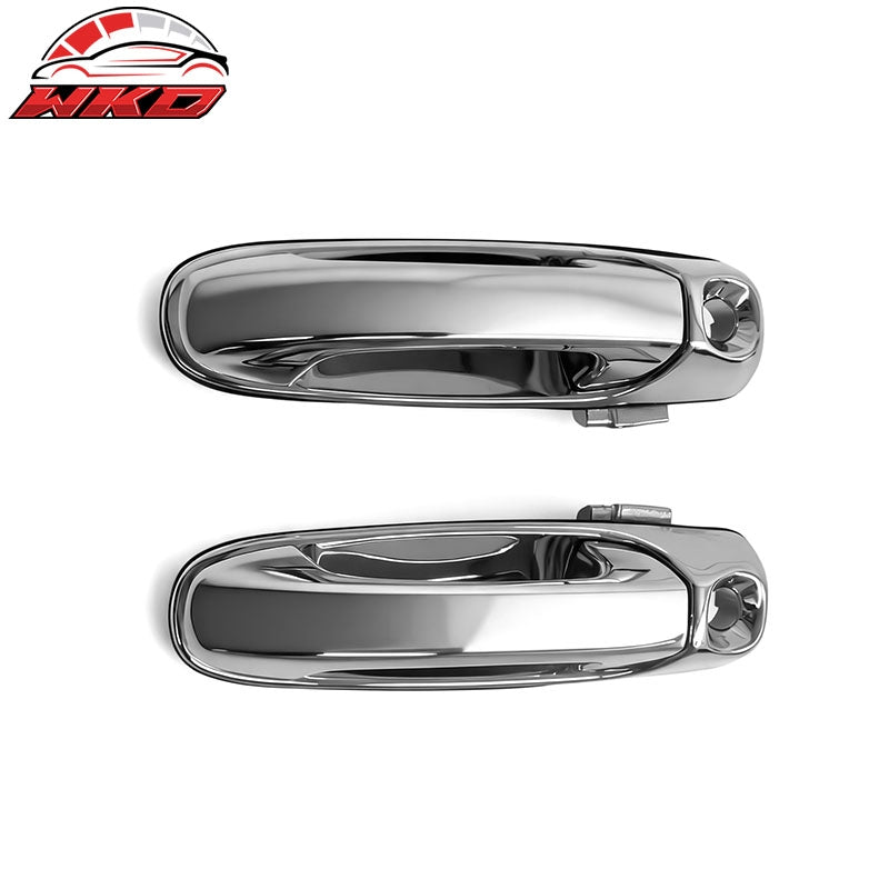 Fits 02-08 Dodge Ram 1500/2500/3500 Chrome ABS Door Handle Covers 2 Key Holes