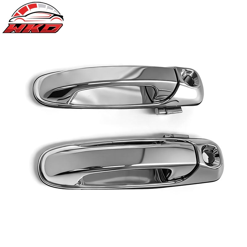 Fits 02-08 Dodge Ram 1500/2500/3500 Chrome ABS Door Handle Covers 2 Key Holes
