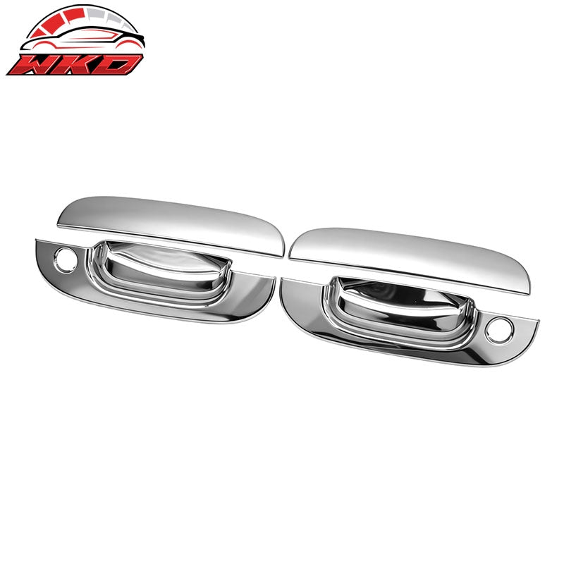 Wholesale 94-01 Dodge Ram 1500 2500 3500 Chrome Door Handle Covers w/ 2 Key Holes