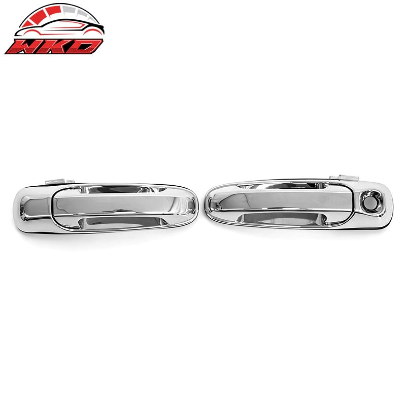 For 02-08 Dodge Ram 1500 2500 3500 05-11 Dakota Door Handle Covers w/ 1 Key Hole