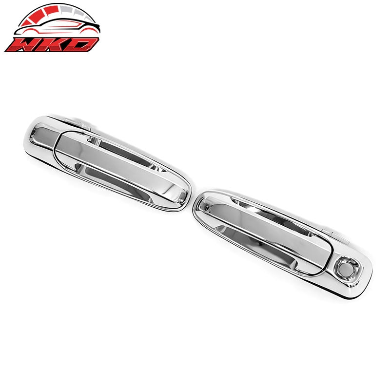 For 02-08 Dodge Ram 1500 2500 3500 05-11 Dakota Door Handle Covers w/ 1 Key Hole