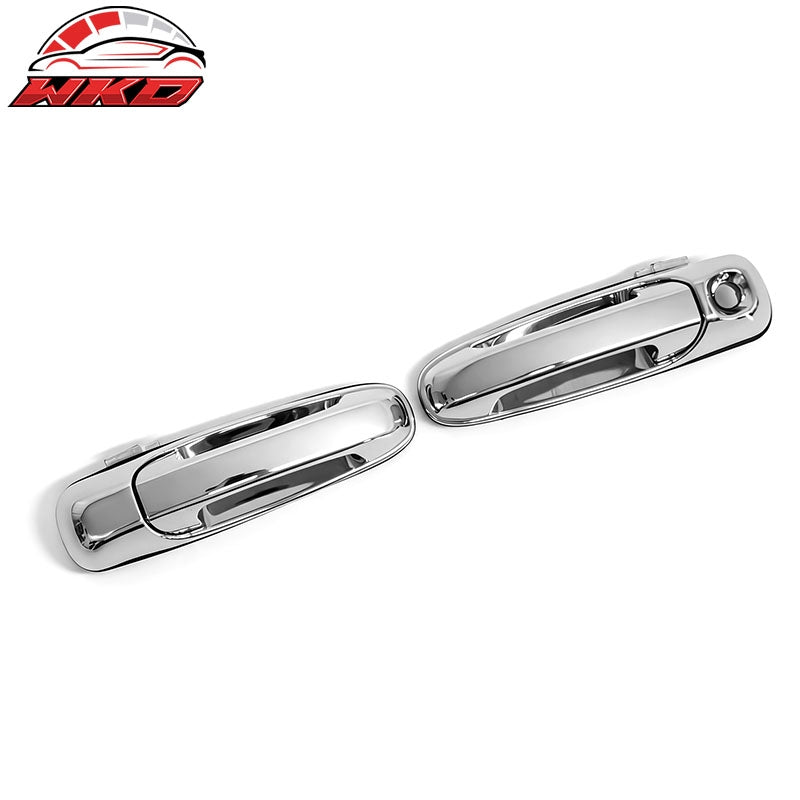 For 02-08 Dodge Ram 1500 2500 3500 05-11 Dakota Door Handle Covers w/ 1 Key Hole