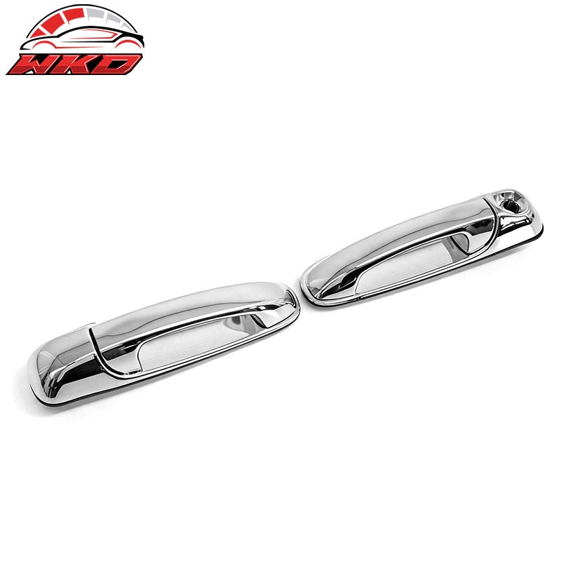 For 02-08 Dodge Ram 1500 2500 3500 05-11 Dakota Door Handle Covers w/ 1 Key Hole