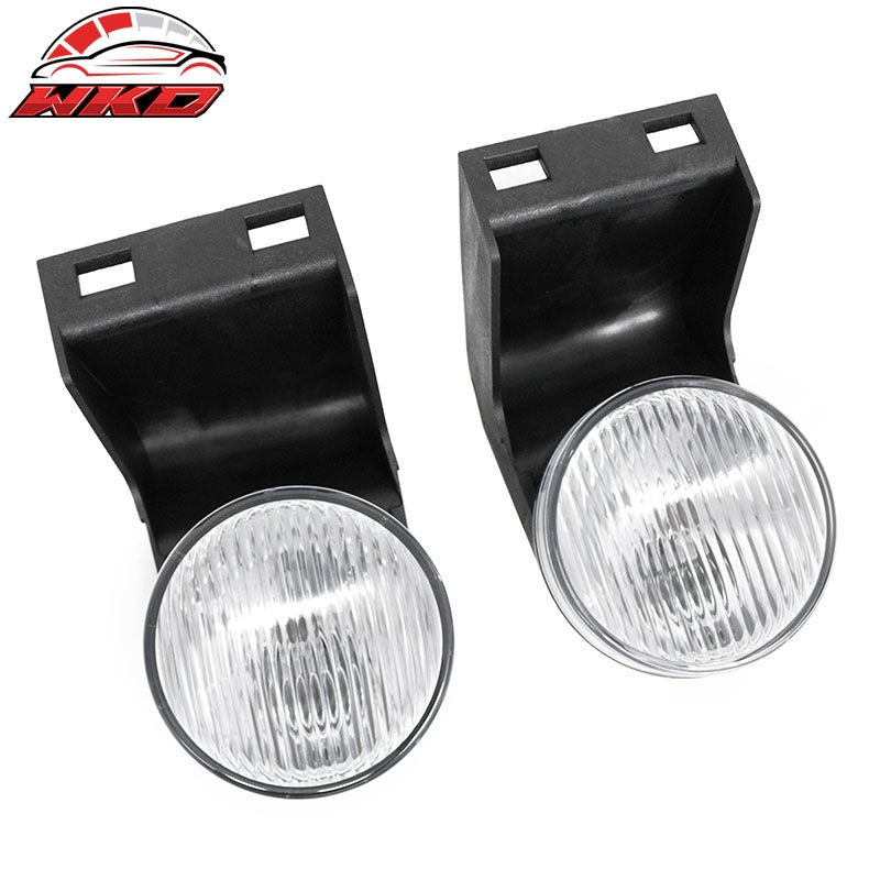 Fits 94-02 Dodge Ram 1500 2500 3500 Front Bumper Fog Lights Lamps Clear Lens