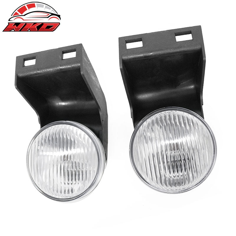 Fits 94-02 Dodge Ram 1500 2500 3500 Front Bumper Fog Lights Lamps Clear Lens