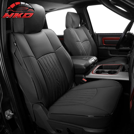 Wholesale 13-25 Dodge Ram 1500 13-26 2500 3500 Front Rear Seat Covers Full Set Black