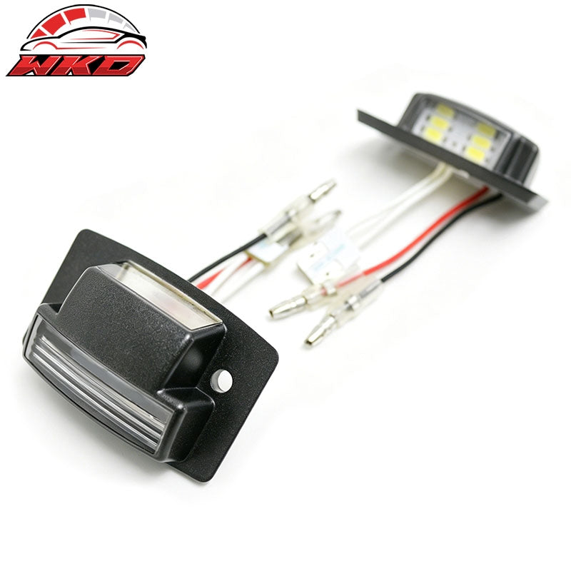 Fits 94-02 Dodge Ram 1500 2500 3500 LED License Plate Lights Lamp Assembly White