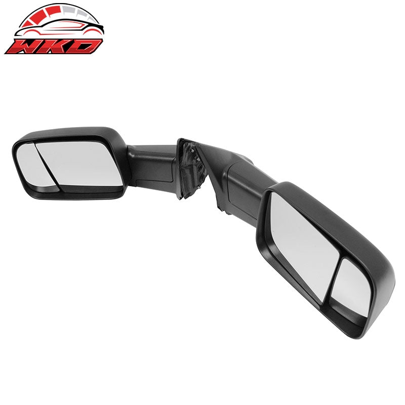 Fits 09-18 Dodge Ram 1500 2500 3500 Left Right LH RH Manual Side Towing Mirrors