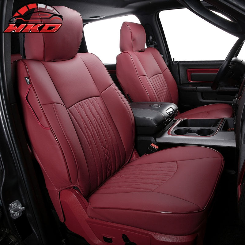 Wholesale 13-25 Dodge Ram 1500 13-26 2500 3500 Seat Covers Protector Full Set Red