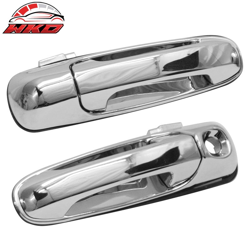 Fits 02-08 Dodge Ram 1500 2500 3500 Side Door Handle Covers Trim with 1 Key Hole
