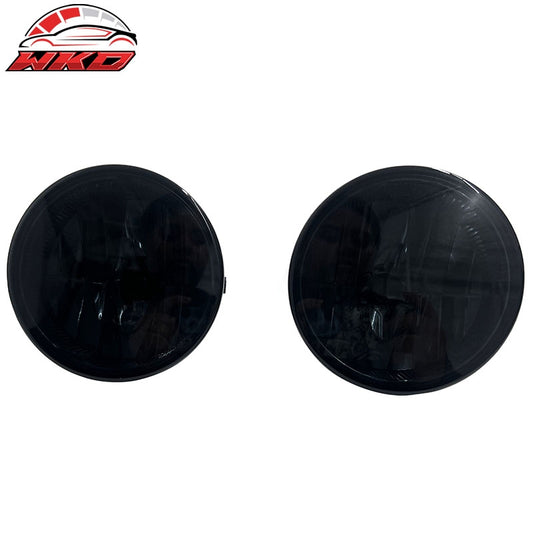 Wholesale 99-02 Dodge Ram 1500 2500 Front Bumper Fog Lights Lamps W/Wiring Smoke Lens - Wikond Auto