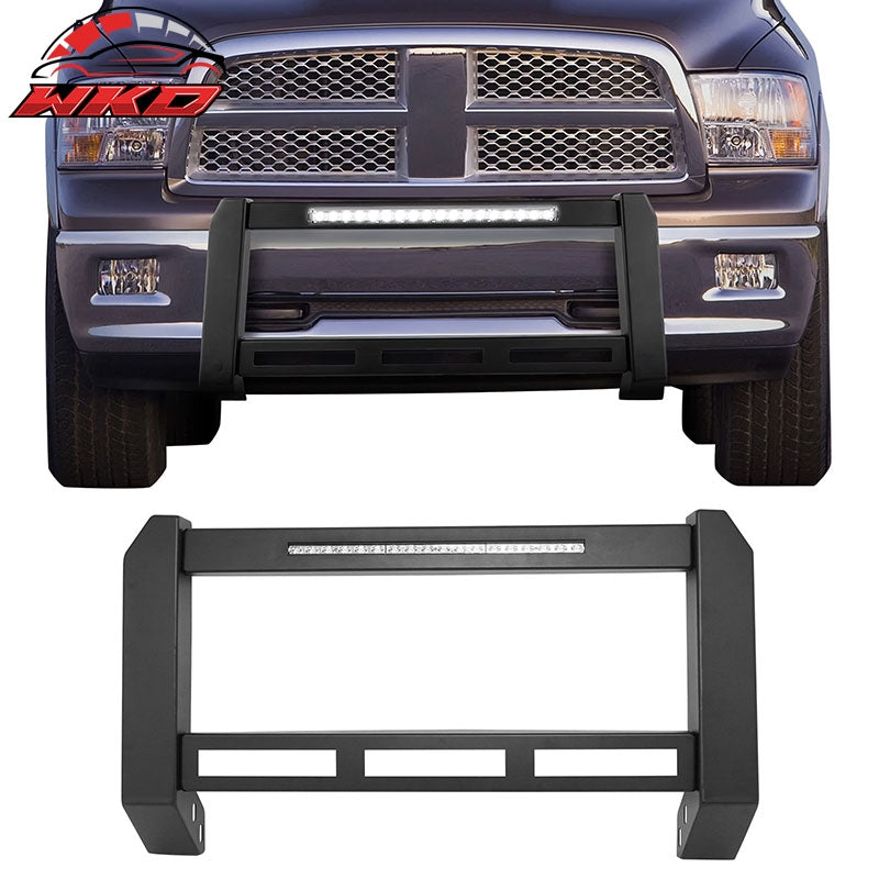 Wholesale 09-18 Dodge Ram 1500 19-23 Classic Bull Bar Bumper Grille Guard W/LED Light