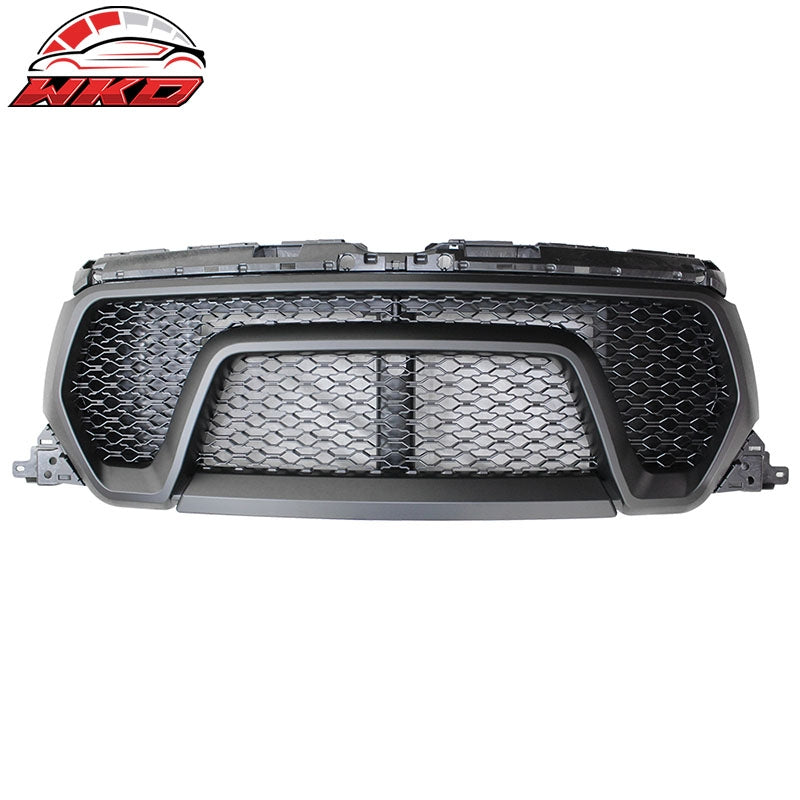 Fits 19-24 Dodge Ram 1500 Rebel Style Front Hood Grille Replacement - Unpainted
