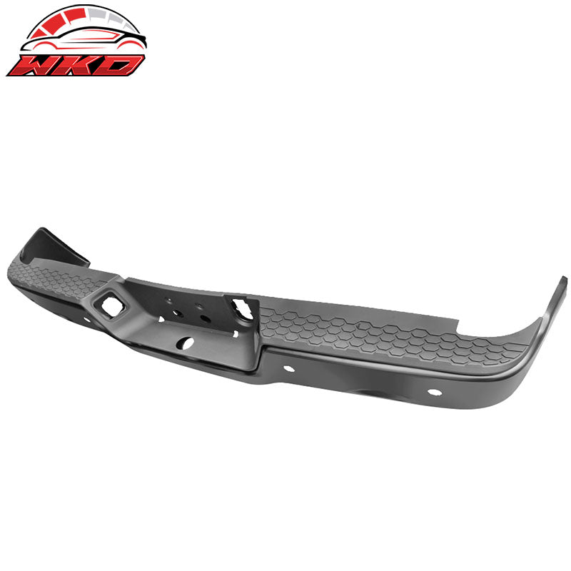 Fits 09-18 Dodge 1500 Unpainted Rear Step Bumper w/ Dual Exhaust & Sensor Holes