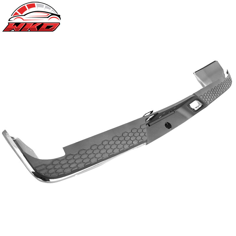 Fits 09-18 Dodge 1500 Chrome Rear Step Bumper w/ Dual Exhaust & Sensor Holes
