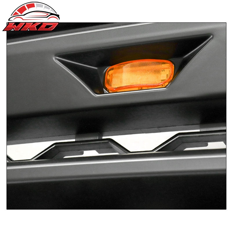 Fits 10-18 Dodge Ram 2500 3500 Front Grille Guard w/ Signal Light Matte Black