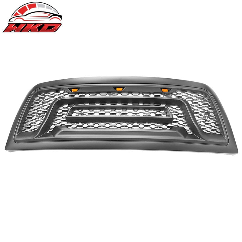 Fits 10-18 Dodge Ram 2500 3500 Front Grille Guard w/ Signal Light Matte Black