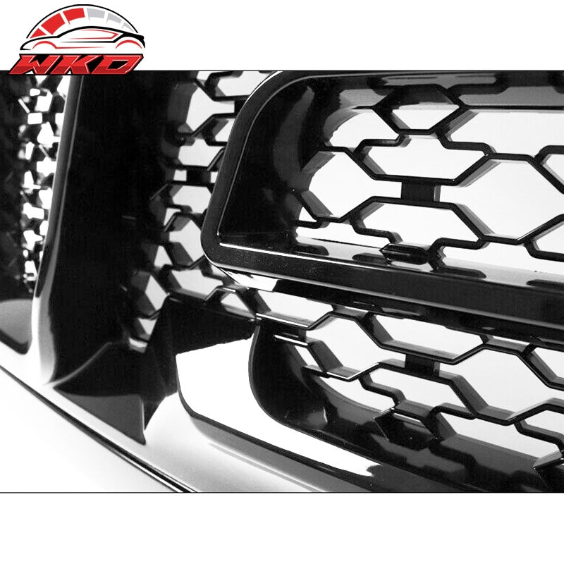 Fits 10-18 Dodge Ram 2500 3500 Front Grille Guard w/ Signal Light Gloss Black