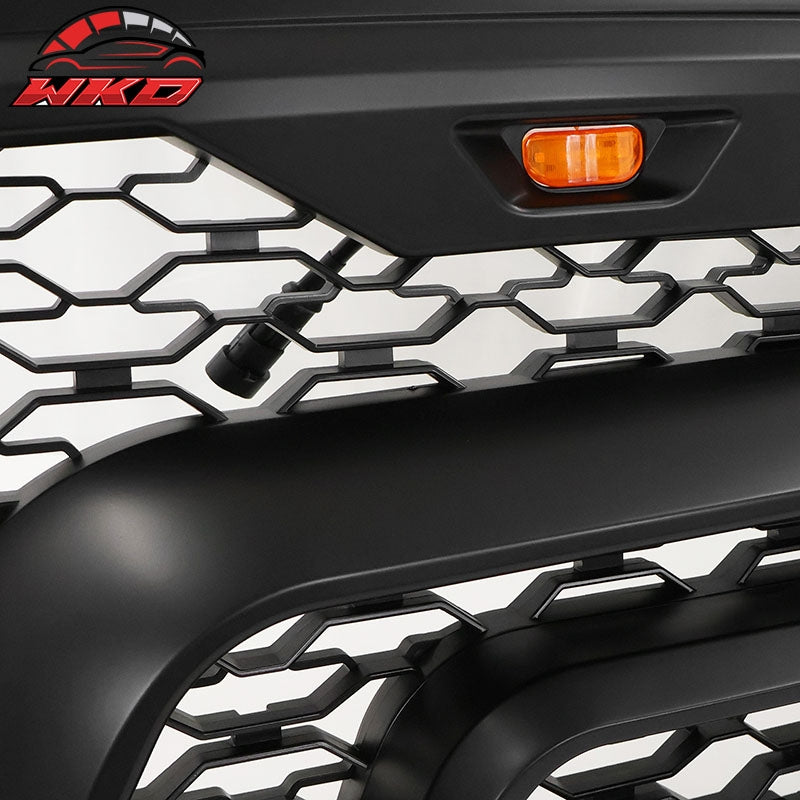 Fits 06-09 Dodge Ram 1500 2500 3500 Matte Black Front Grille W/ Signal Lights