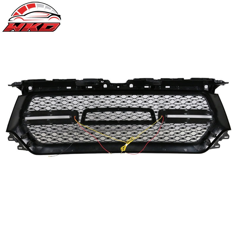 Fits 19-24 Dodge Ram 1500 LED Front Grille W/Switchback Turn Signal Gloss Black