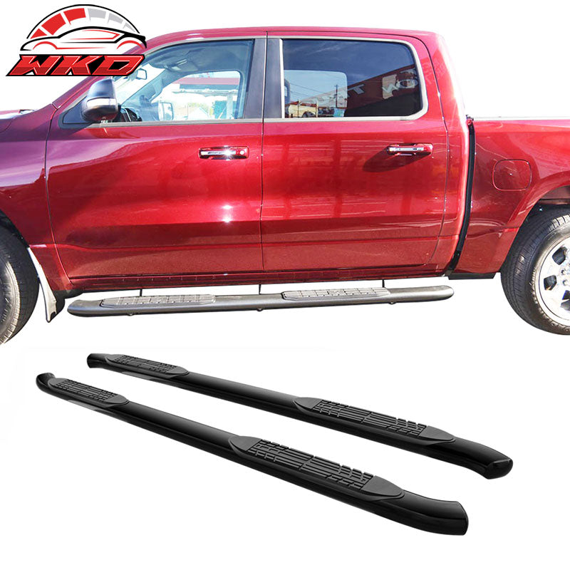 Fits 19-25 Dodge Ram 1500 New Body Quad Cab Running Board Side Step Bar 4" LH RH