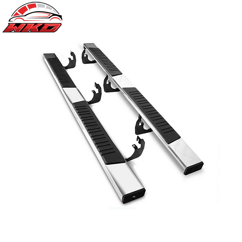Fits 19-25 Dodge Ram 1500 New Body Quad Cab 6" Chrome Side Step Running Boards