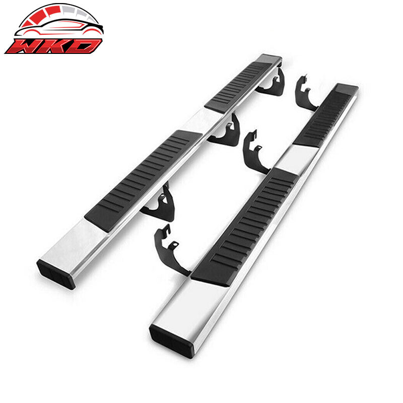 Fits 19-25 Dodge Ram 1500 New Body Quad Cab 6" Chrome Side Step Running Boards