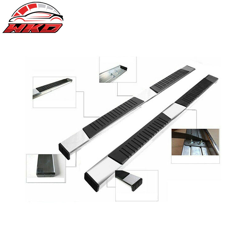 Fits 19-25 Dodge Ram 1500 New Body Quad Cab 6" Chrome Side Step Running Boards