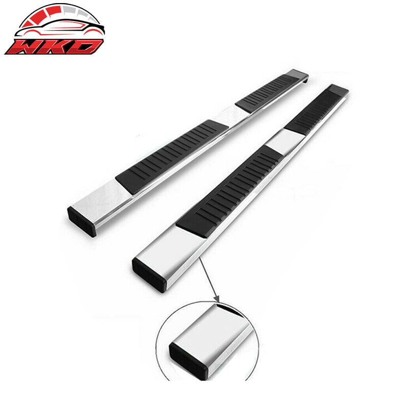 Fits 19-25 Dodge Ram 1500 New Body Quad Cab 6" Chrome Side Step Running Boards