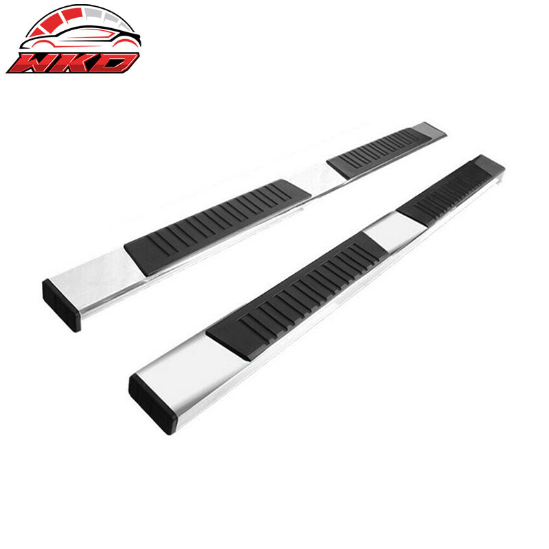 Fits 19-25 Dodge Ram 1500 New Body Quad Cab 6" Chrome Side Step Running Boards