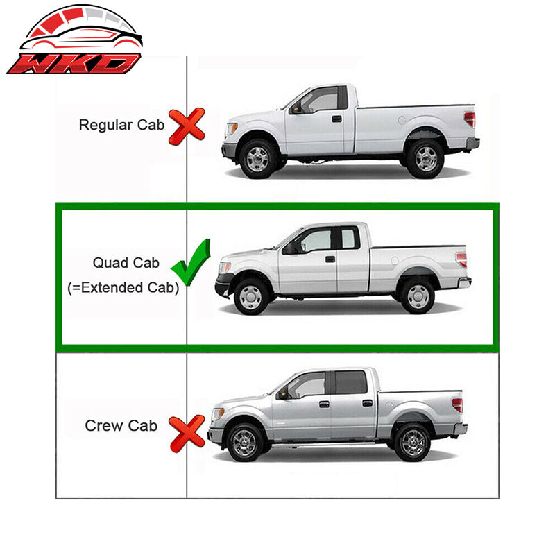 Fits 19-25 Dodge Ram 1500 New Body Quad Cab 6" Chrome Side Step Running Boards